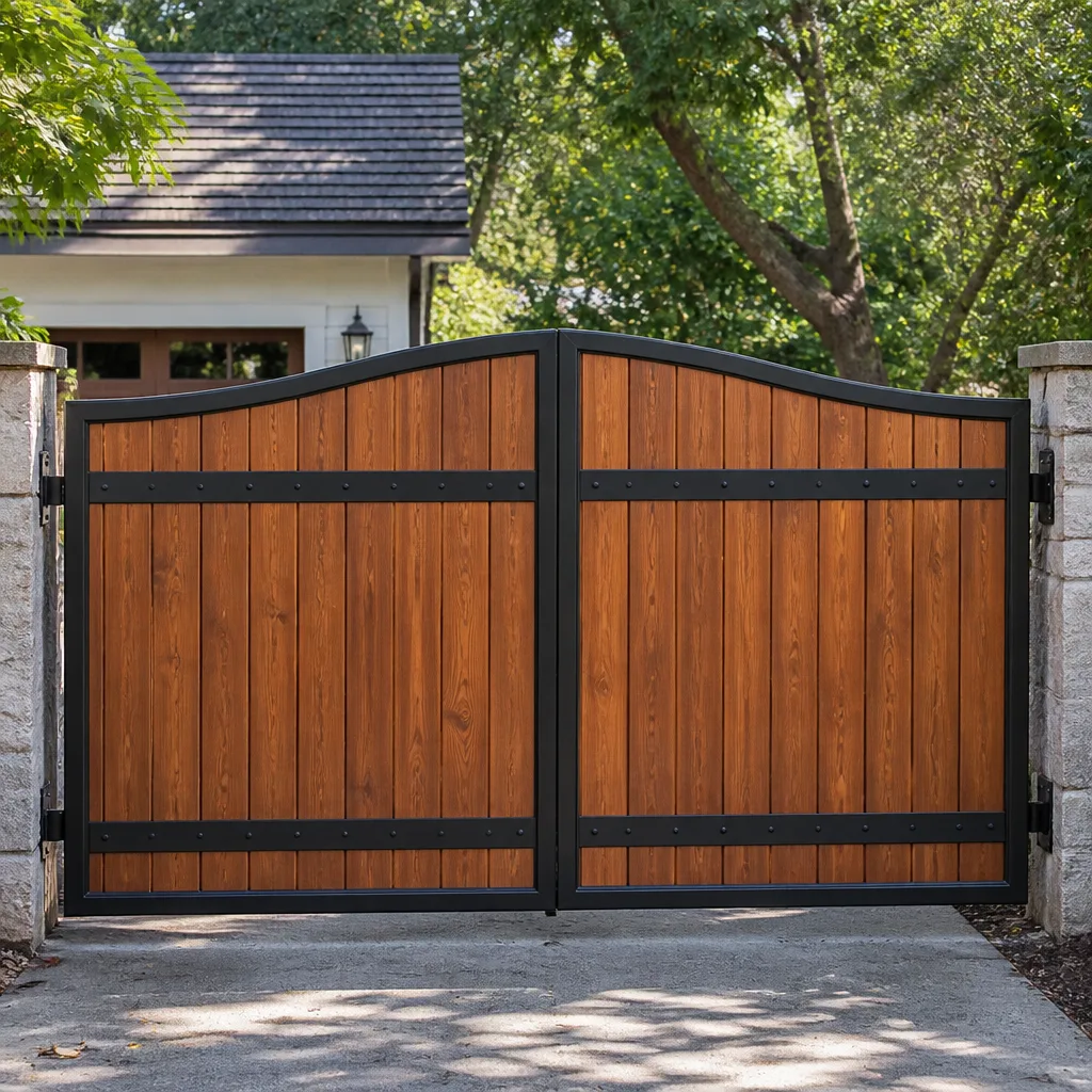 Wood & steel frame
